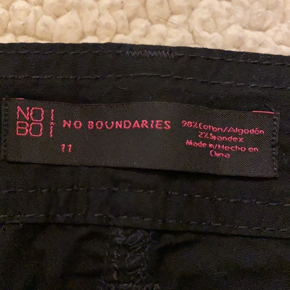 NOBO black shorts size 11 / 98% cotton 2% Spandex - Picture 3 of 7